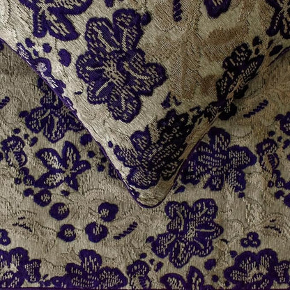 The HomeCentric King/Queen/Twin Purple Designer CA King 86"x18" Bed Runner - Image 5