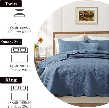 IR Imperial Rooms King Quilt Bedding Set Size + 2 Pillow Shams - Image 6
