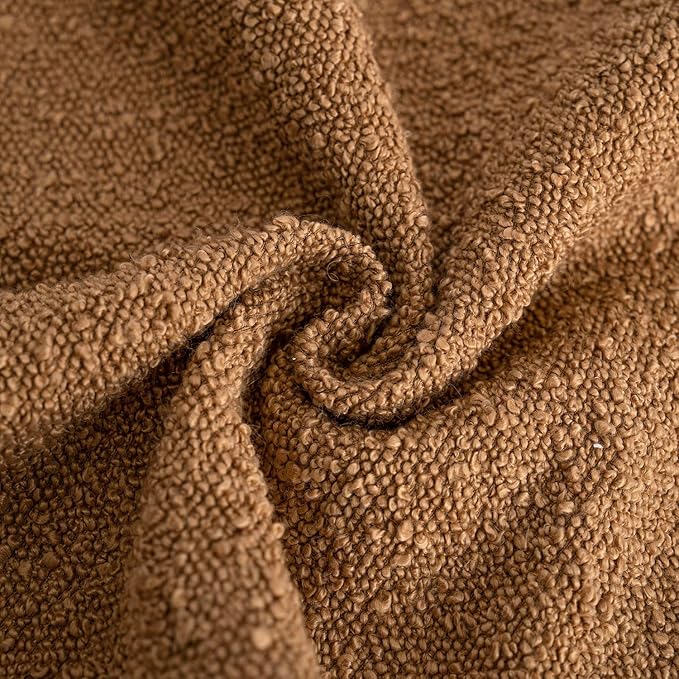 Foindtower Textured Boucle Throw Pillow Covers Accent Solid Pillow Cases Cozy - Image 2