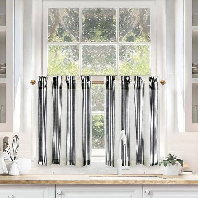 DriftAway Kitchen Tier Curtains by DriftAway