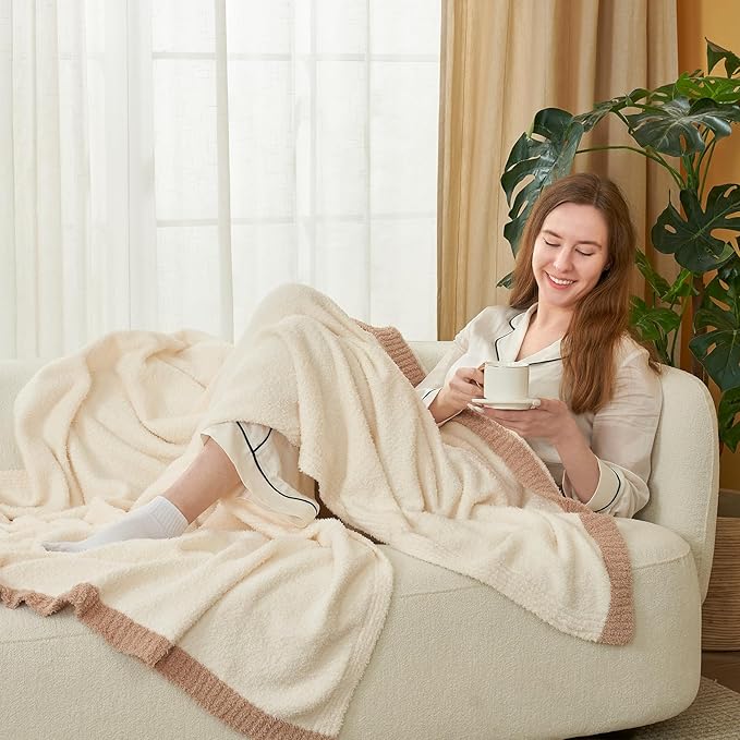 Snuggle Sac Cream Throw Blanket by SnuggleSac