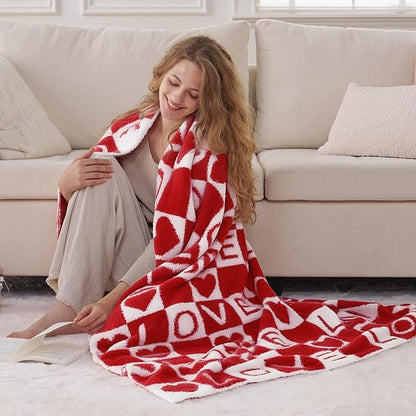 Joiedomi Throw Blanket for Couch Bed Sofa, Knitted Blankets Gifts for - Image 2
