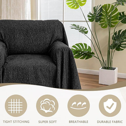 MYSKY HOME Chair Couch Covers Sectional Couch Covers - Image 2