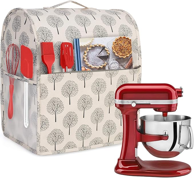 Yarwo Dust Cover for 6-8 qt Stand Mixer, Protective Stand Mixer Cover by Yarwo