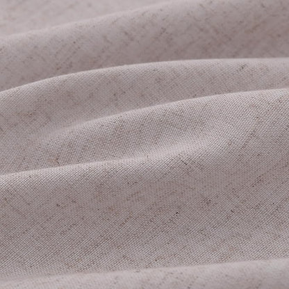 Champagne Pinch Pleat Linen Curtains 120 Inch Length 2 Panels Set - Image 5
