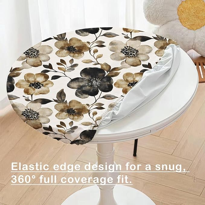 Farmhouse Fitted Round Tablecloth - Image 2