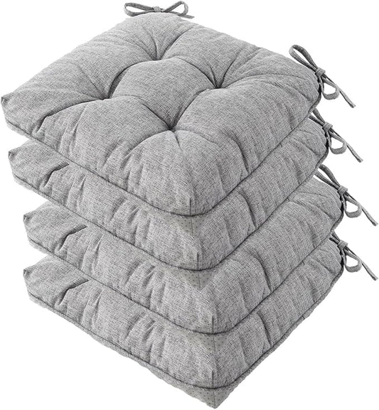 Chair Cushions for Dining Chairs, Tufted Foam Kitchen Chair, Non-Slip Seat by Unknown
