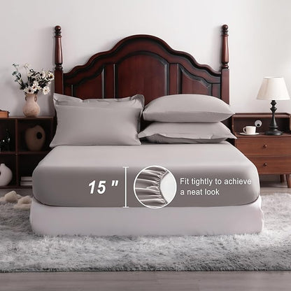 NTBAY King Comforter Set with Sheets, 7 Pieces Soft and Breathable King Bedding - Image 3