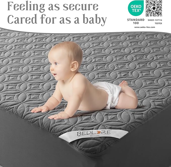 BEDLORE Waterproof Mattress Protector, California King Size Mattress Pad - Image 7