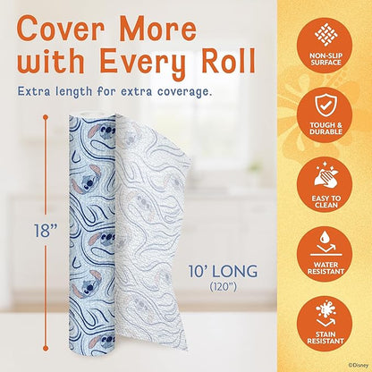 Disney Non Adhesive Shelf Liner – 18”x 10 ft Water-Resistant Drawer Liners - Image 6