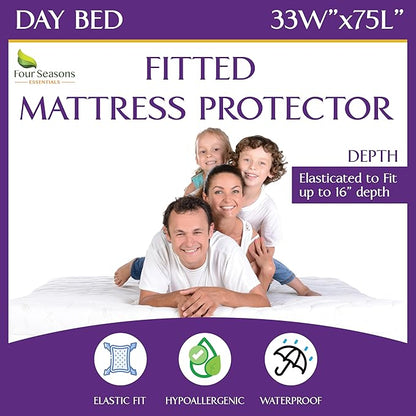 Day Bed Waterproof Mattress Protector by FourSeasonsEssentials
