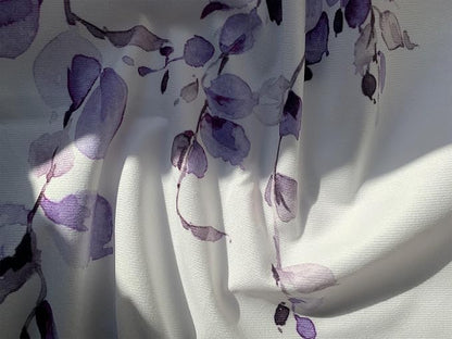 2 Pack Watercolor Purple Leaves Window Valance - Image 6