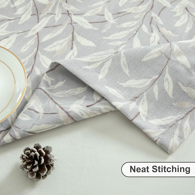 Leeva Leaves Printing Curtains Valances - Image 5