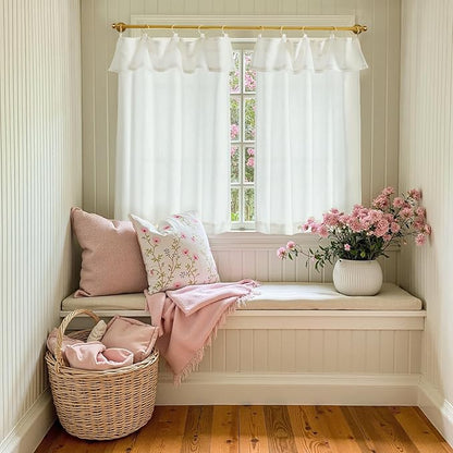 jinchan Linen Tier Curtains - Image 6
