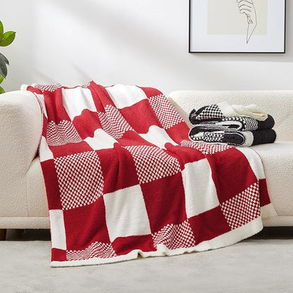 Snuggle Sac Checkered Blanket, 50x60 inches - Image 3