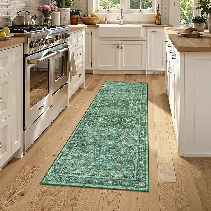Collive Washable Runners Rug for Hallway, 2x6 Boho Kitchen Runner Rugs Non Slip - Image 5