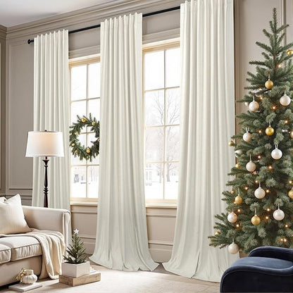 Pitalk Natural Linen Blackout Curtains - Image 2