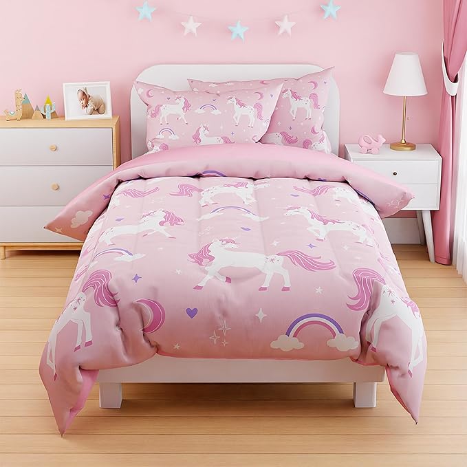 SANDJEST Unicorn Duvet Cover Sets Full Size - Image 7