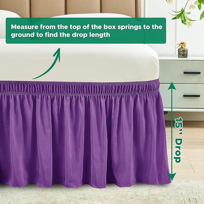 Biscaynebay Wrap Around Bed Skirts - Image 3