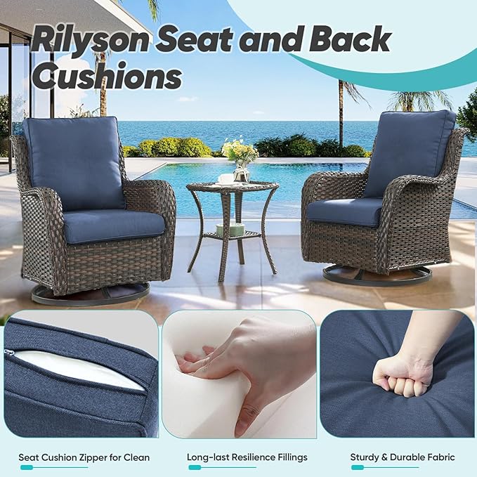 Rilyson Patio Cushions for Outdoor Furniture - Image 4