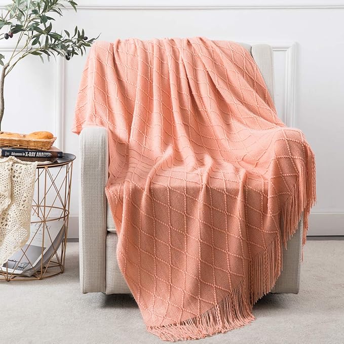 Homiest Decorative Knitted Throw Blanket by Homiest