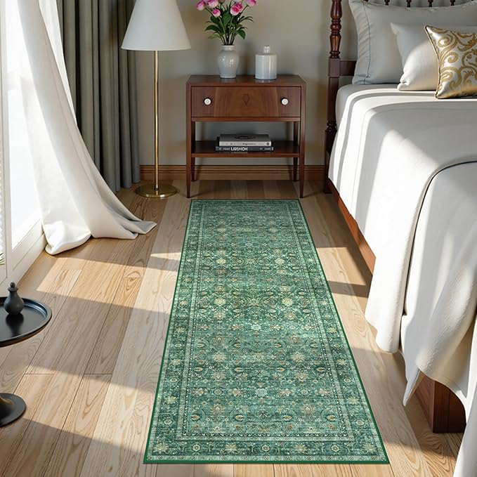 Collive Washable Runners Rug for Hallway, 2x6 Boho Kitchen Runner Rugs Non Slip - Image 6