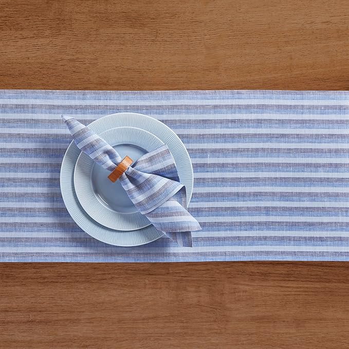Solino Home Linen Table Runner 120 Inches Long - Image 3