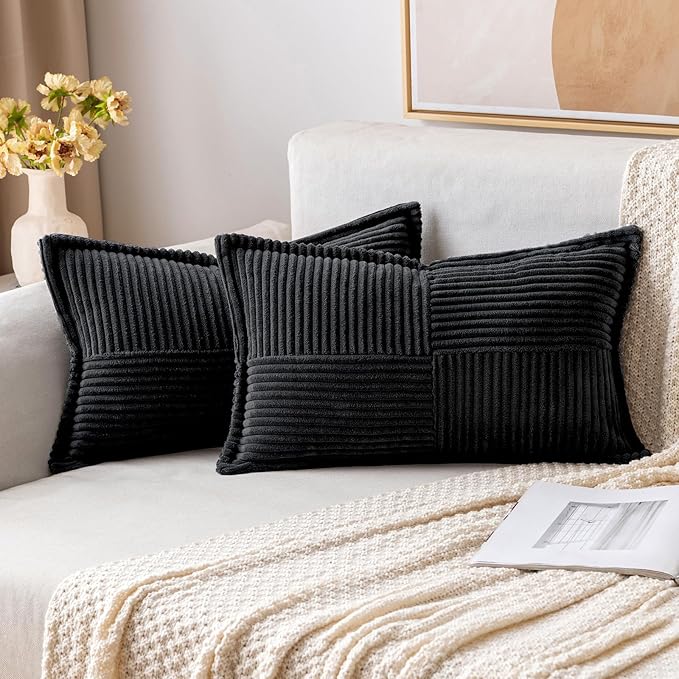 MIULEE Decorative Lumbar Throw Pillow Covers by MIULEE