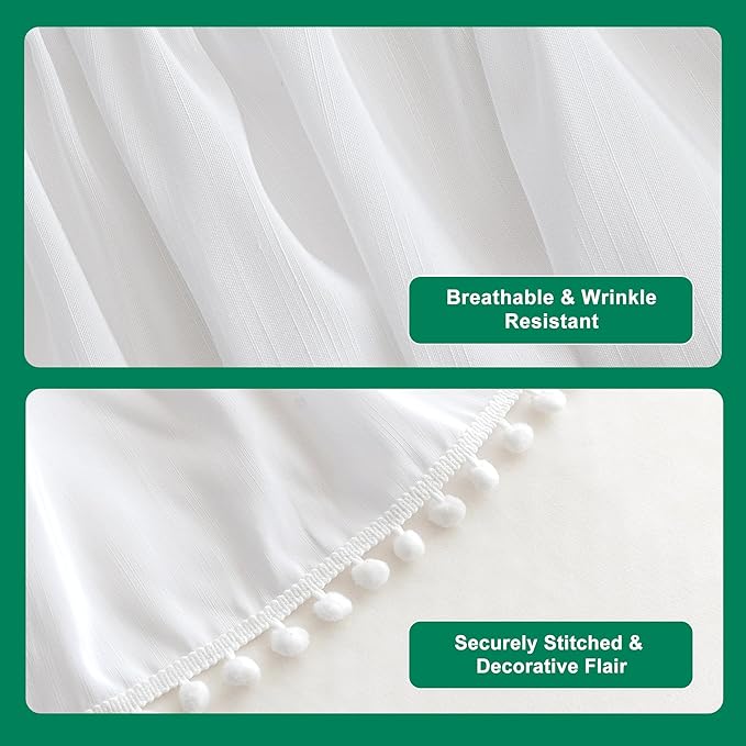 Biscaynebay Wrap Around Bed Skirts - Image 3
