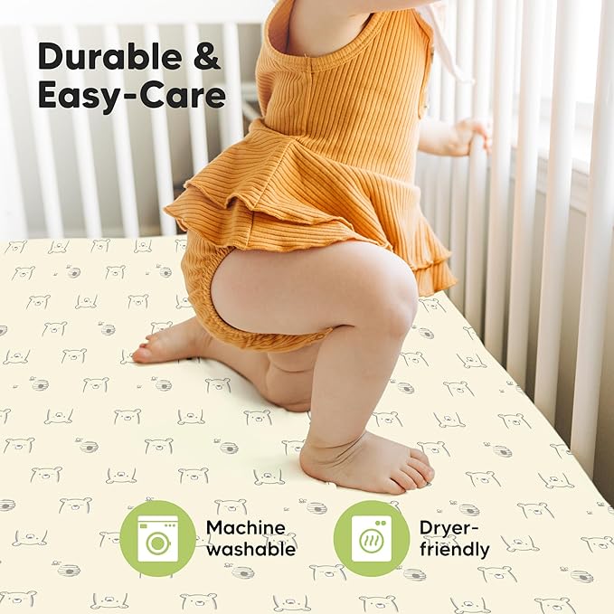 KeaBabies 2-Pack Baby Crib Sheets - Image 7