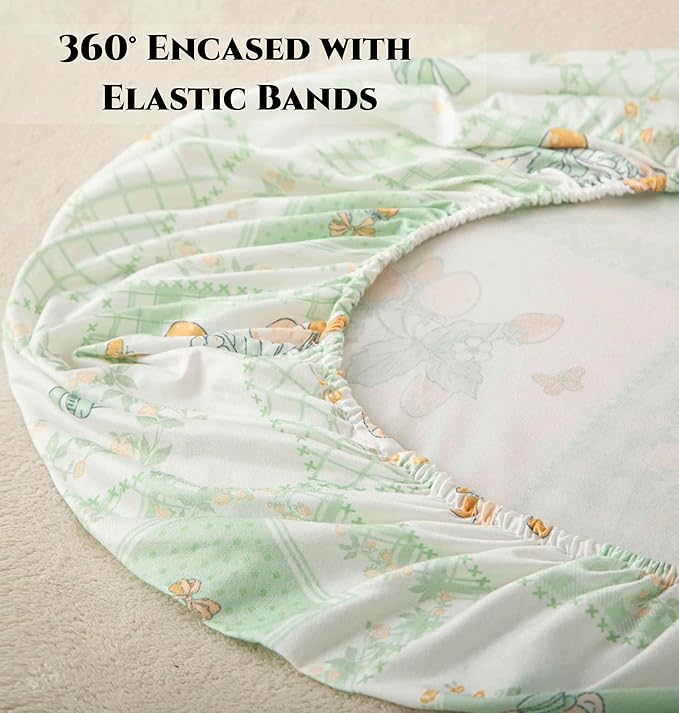 SDY Jersey Floral Bassinet Sheets - Image 5