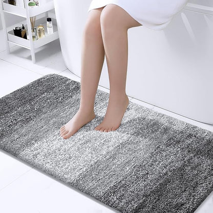 OLANLY Bathroom Rug Mat 47x24, Extra Soft and Absorbent Microfiber Bath Rugs by OLANLY