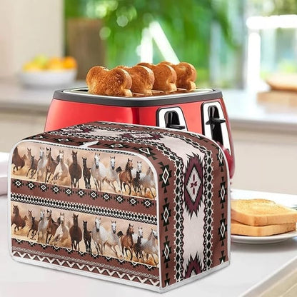 ZFRXIGN Boho Horse Toaster Cover 2 Slice Toaster Dust Cover Small Appliance - Image 3