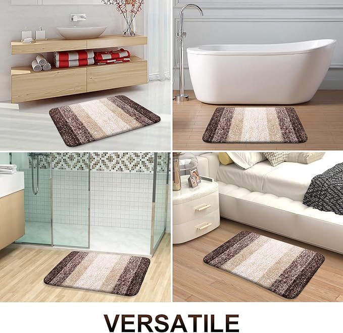OLANLY Bathroom Runner Rugs 59x20, Extra Soft Absorbent Microfiber Bath Rugs - Image 6