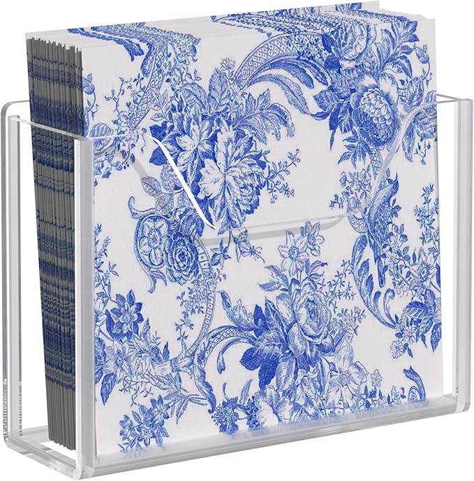 Napkin Holder, Vertical Rectangular Disposable Hand Towel Paper Waterproof by PITBVO
