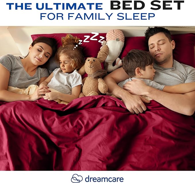 DREAMCARE California King Sheet Sets – 4 pcs Cooling Sheets – up to 21” Deep - Image 9