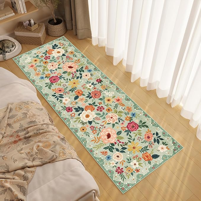DUKINO 2x10 Kitchen Runner Rug for Hallway, Washable Runner Rug - Image 6