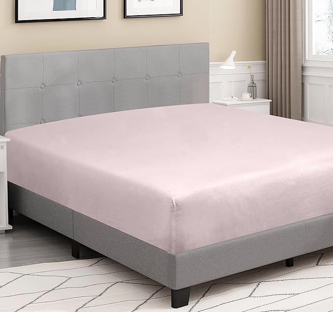 ROYALE LINENS 300 Thread Count 100% Long Staple Combed Cotton Fitted Sheet Twin - Image 3