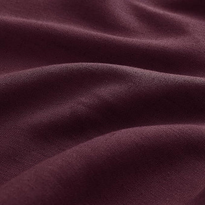 Burgundy Pinch Pleated Linen Curtains 72 Inch Length 2 Panels - Image 2