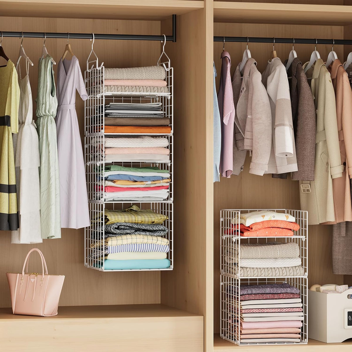 x-cosrack closet hanging organizer and storage - 5, main product view