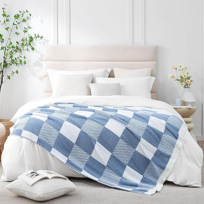 Snuggle Sac Checkered Blanket, 60x80 inches - Image 4