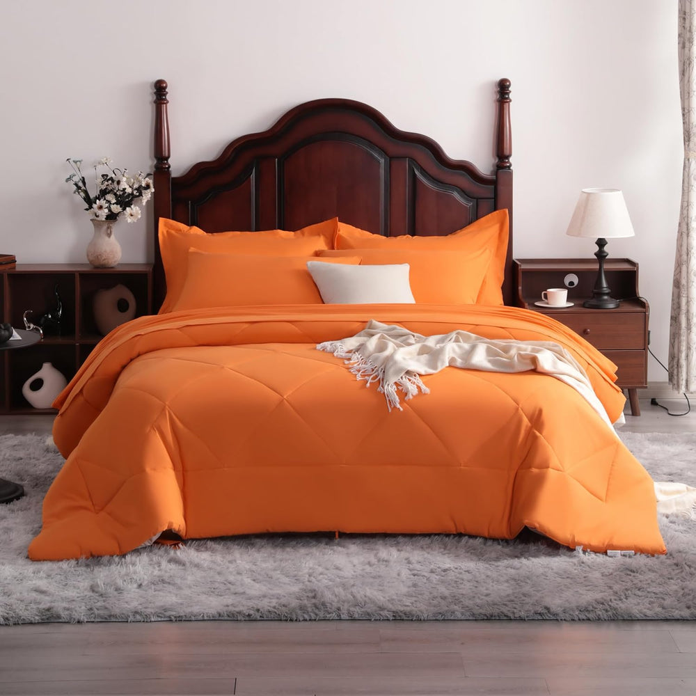 7-Piece Queen Comforter Set with Sheets – Soft and Breathable All-Season Quee...