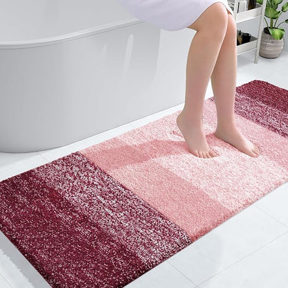 OLANLY Bathroom Runner Rugs 54x24, Extra Soft Absorbent Microfiber Bath Rugs by OLANLY
