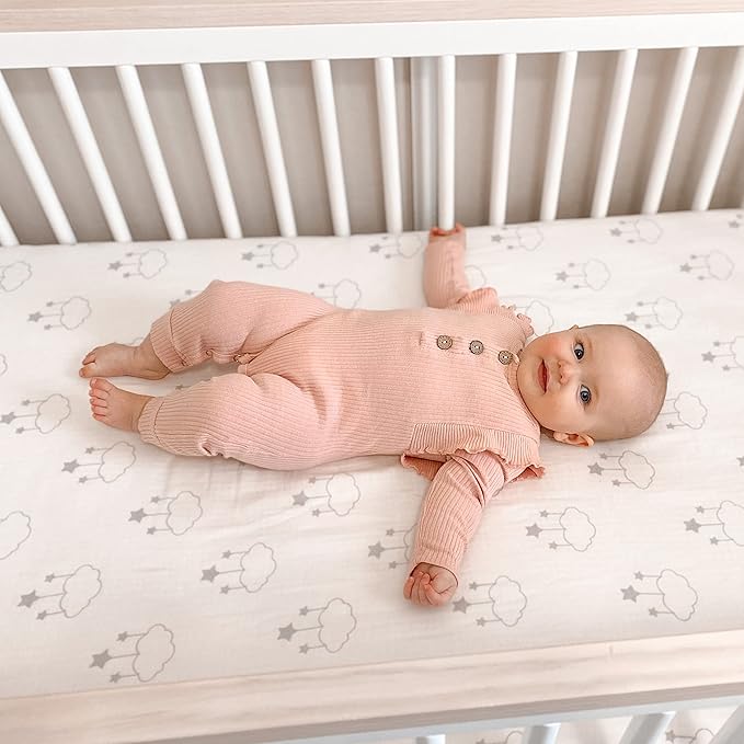 Newton Baby Mini Crib Fitted Sheets | Organic Muslin Cotton, Breathable & Soft - Image 9