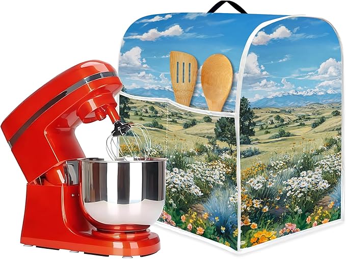 Mixer Dust Cover for 8.5-9.5 Qt Stand Mixer, Cloth Cover - Image 5