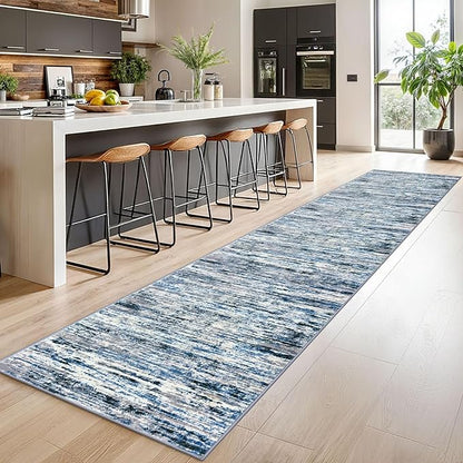 Modern Abstract Runner Rug 2.6x14 - Image 2