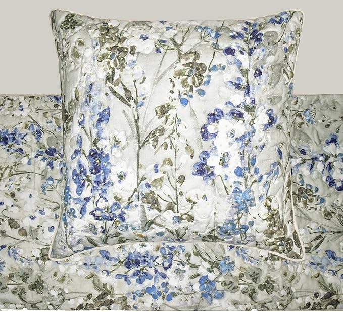 The HomeCentric King/Queen/Twin Blue Decorative Bed Runner CA King 86"x18" Bed - Image 3