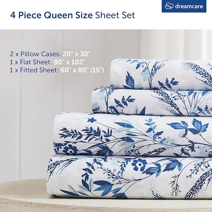 DREAMCARE Queen Size Sheets - Image 4