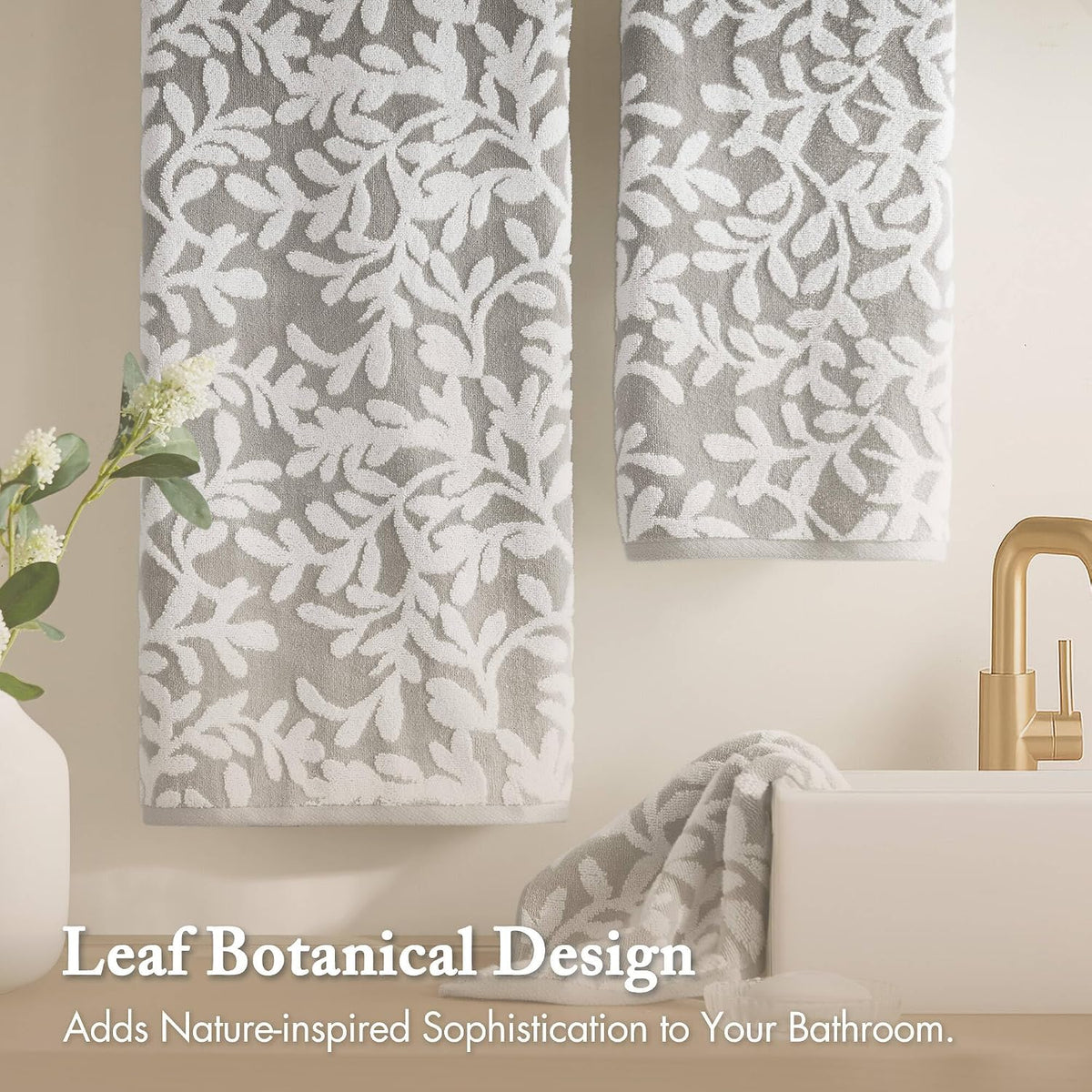 madison park skyler floral decorative bath towel set showing dimensions