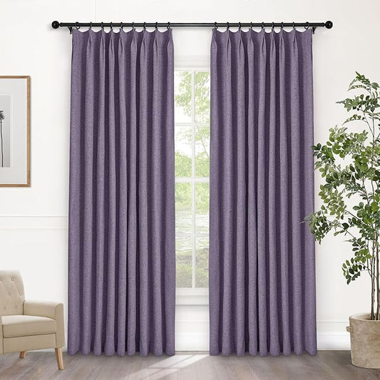 Macochico 52”Wx96”L 100% Blackout Curtains by Macochico